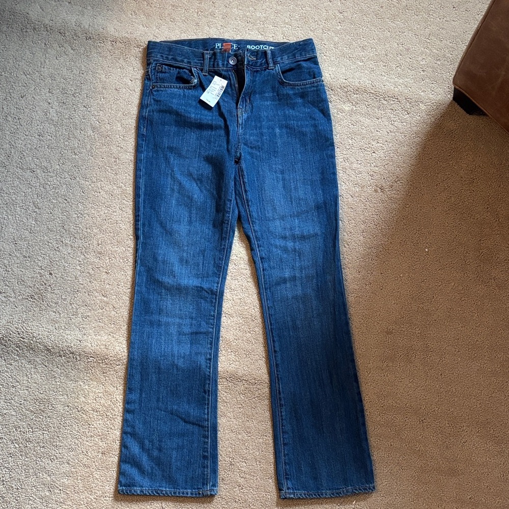 The Children's Place Dark Blue Bootcut Kids Jeans NWT Size 12